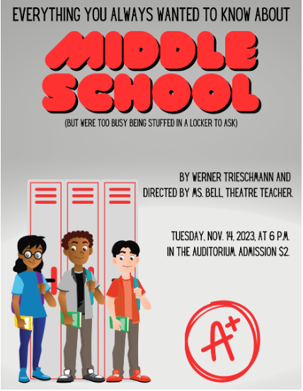 Flier for Franklin Middle School Play